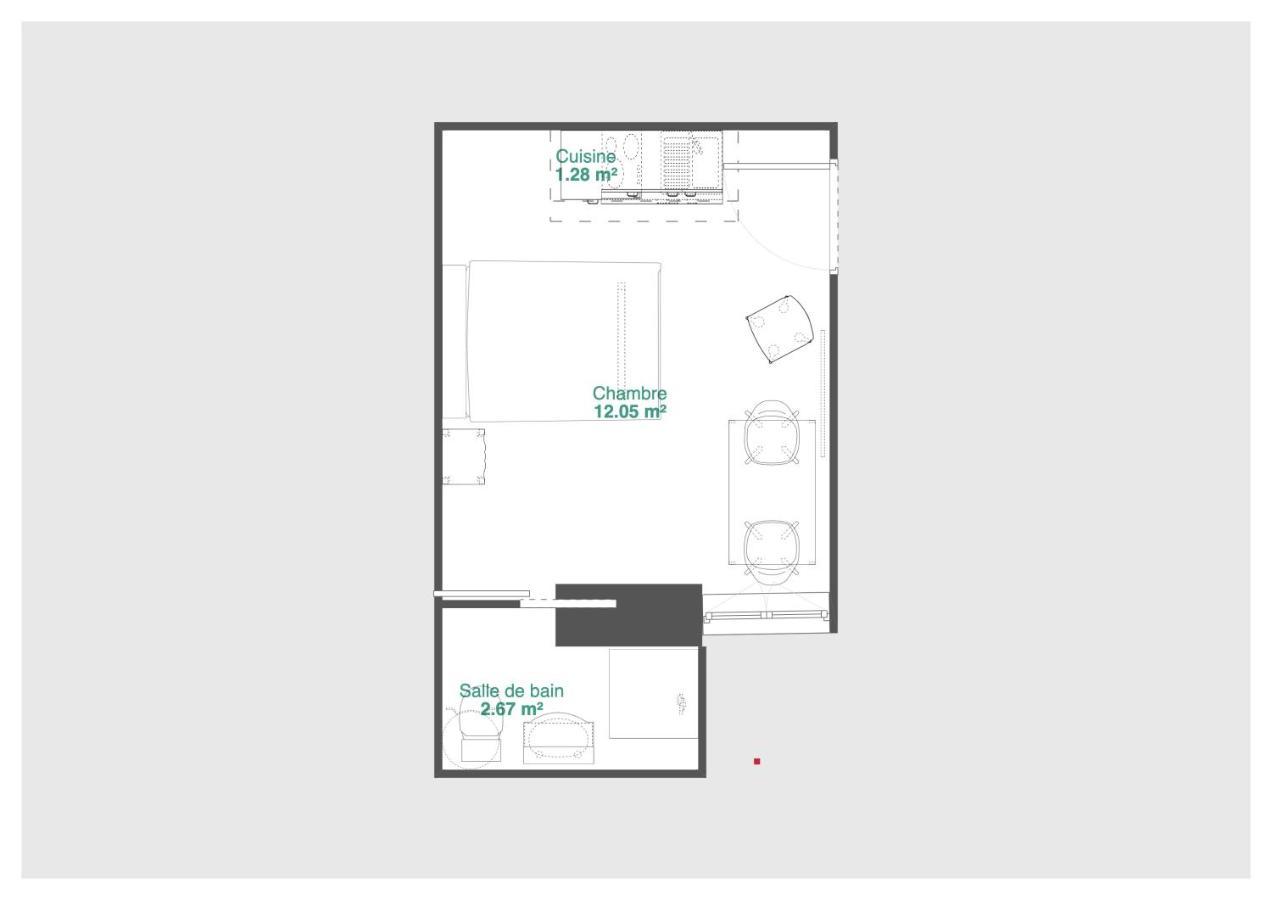 شقة Studio Calme, Lumineux, Wifi, 1.5 Km Du Front De Mer سان نازير المظهر الخارجي الصورة
